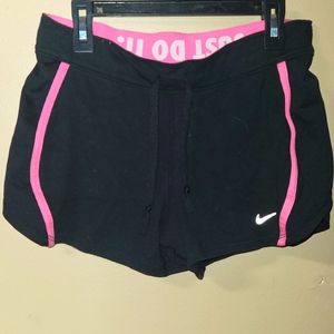 NIKE fit shorts - black and pink - EUC - Size XS